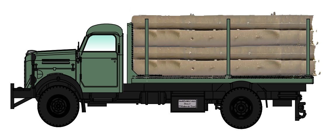 NA99106 Borgward B4500 Holzlaster