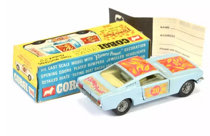 Corgi CD54321071 (No.348) Ford Mustang Fastback 2+2 Flowe
