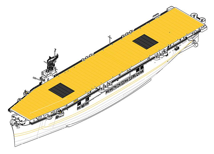 Trumpeter 755369 USS Sangamon CVE-23