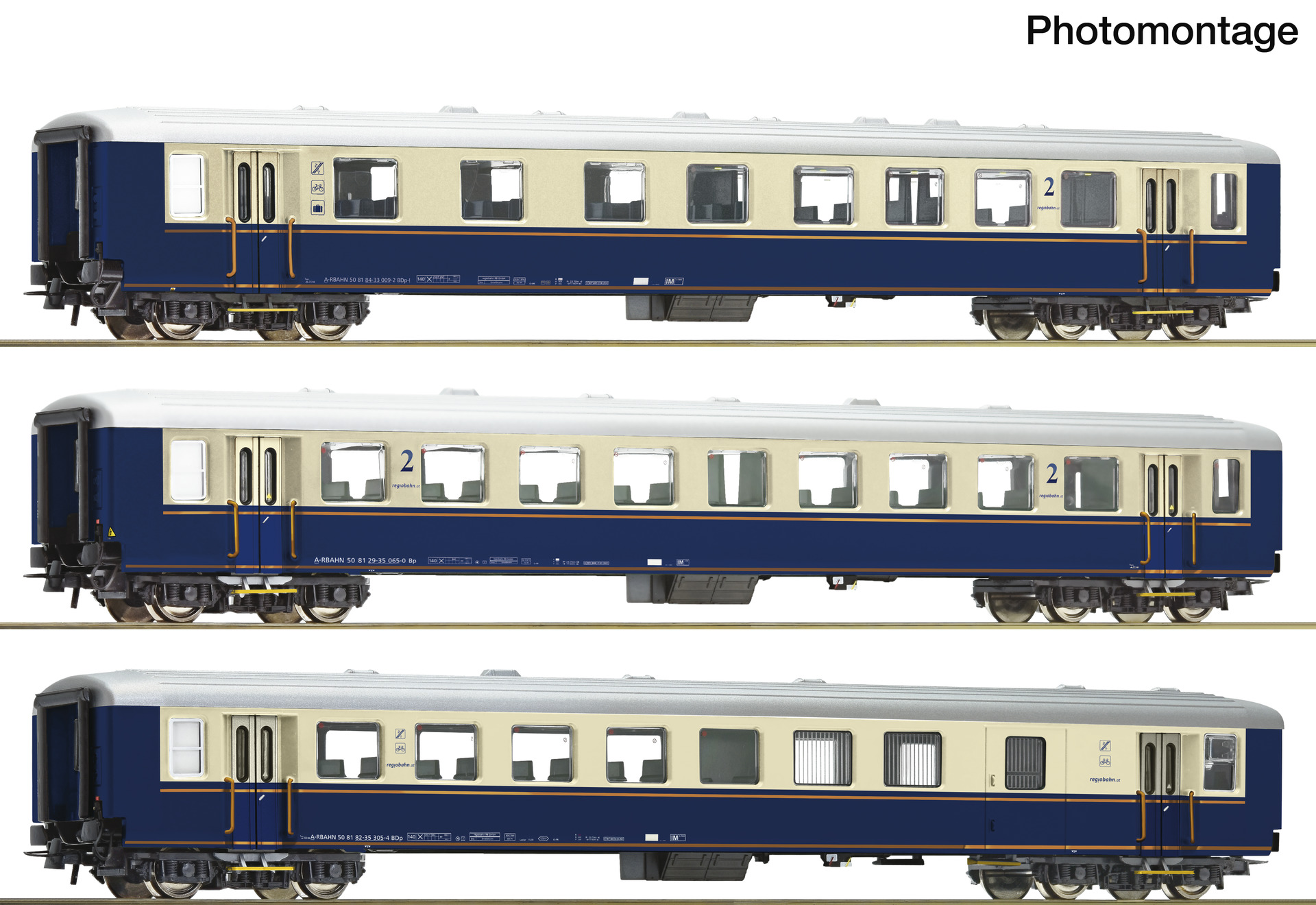 6200244 Regiobahn Schlierenwagen Set 3tlg. Ep.6