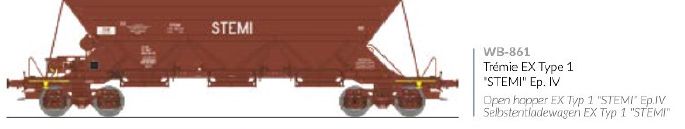 REE Modeles WB-861 SNCF STEMI Selbstentladewagen Ep.4