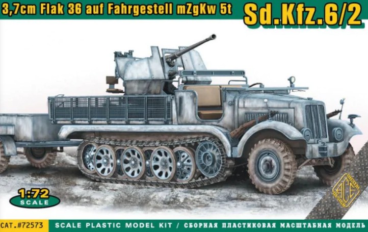 72573 Sd.Kfz. 6/2 3.7cm Flak 36 auf Fahrg.