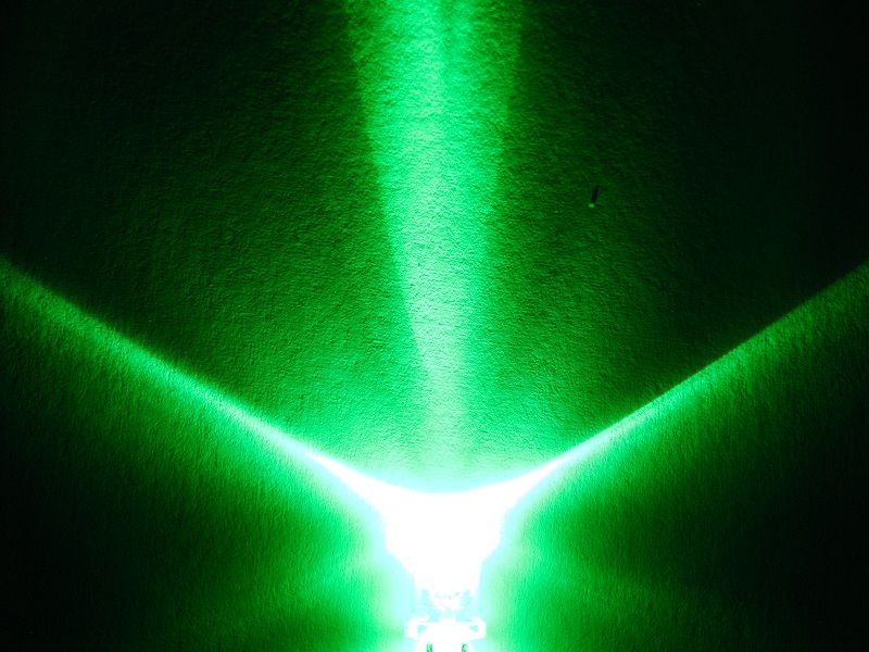 50668 LED 5mm echtgrün / puregreen Gehäuse kl