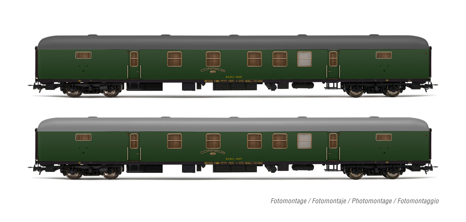 HE4013 RENFE Postwagen-Set DGDC-3000 2-tlg Ep.4