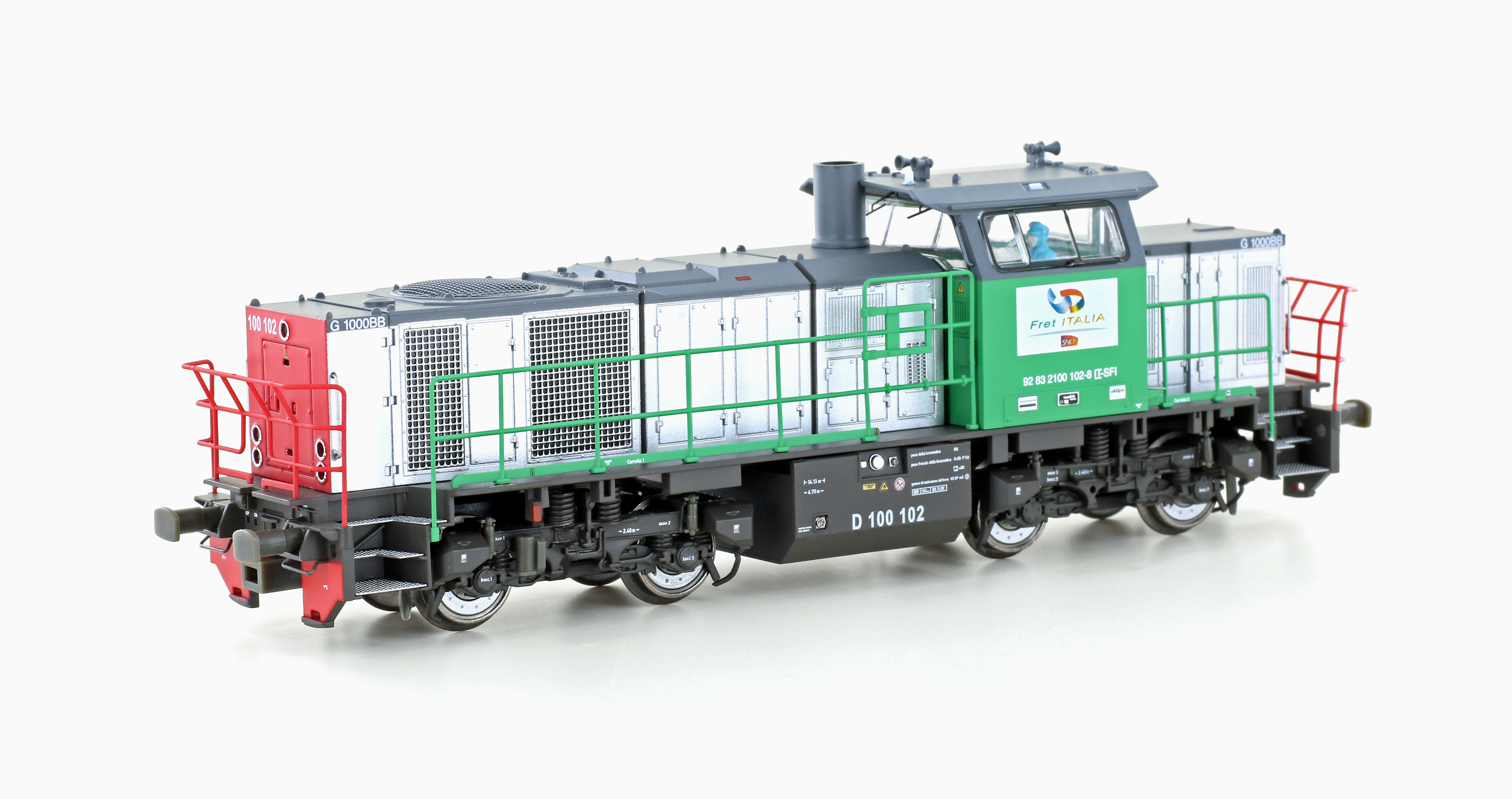 90563 FRET Italia Diesellok Vossloh D100 102