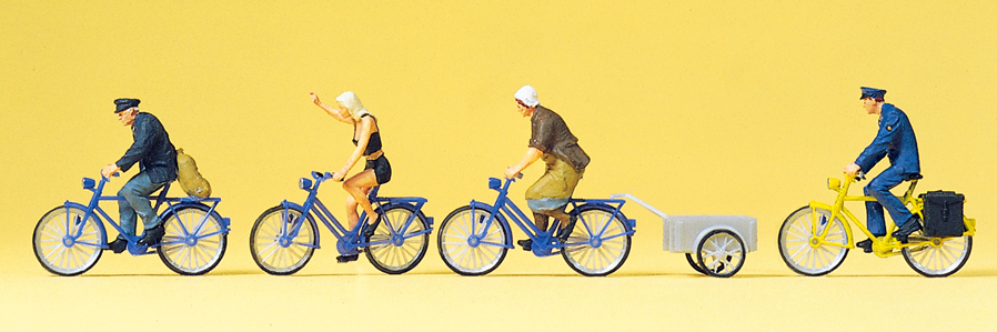 10507 Radfahrer, Fahrradanhänger