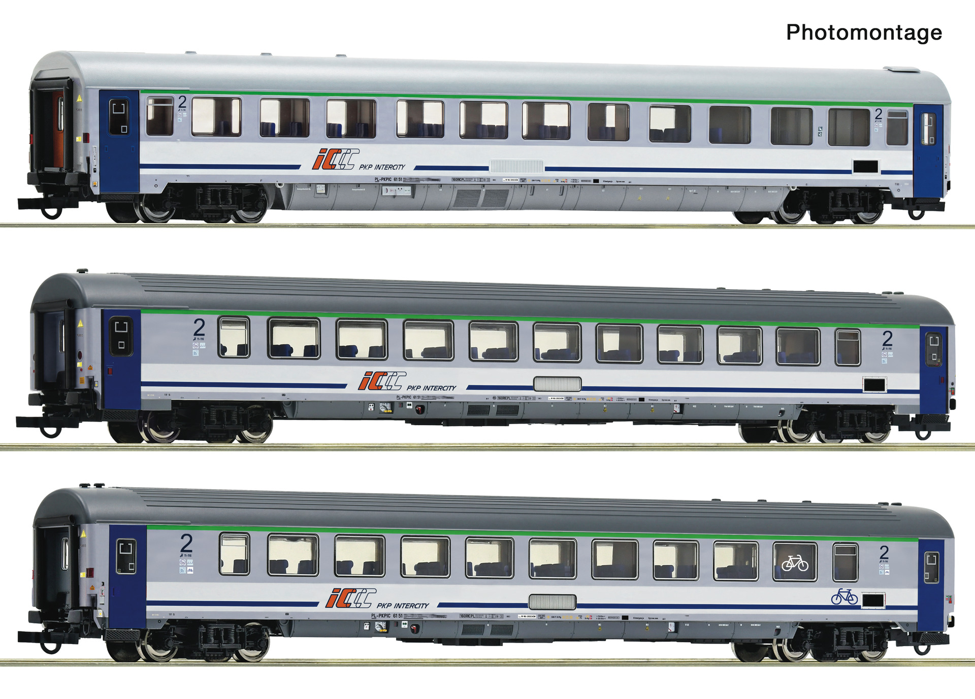 6200314 PKP IC-Schnellzugwagen-Set 3-tlg. Ep.6
