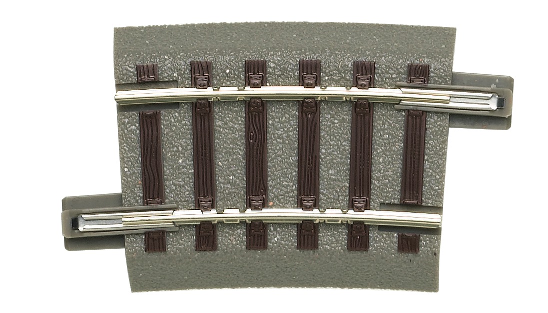 61129 Gleis gebogen R2 358 mm 7,5°