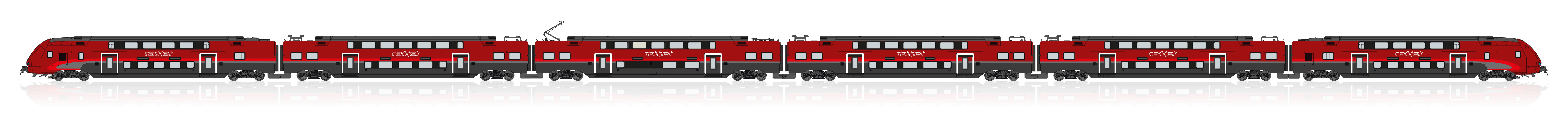 JC16100 ÖBB Railjet Triebzug Rh 4706 KISS Ep6 AC