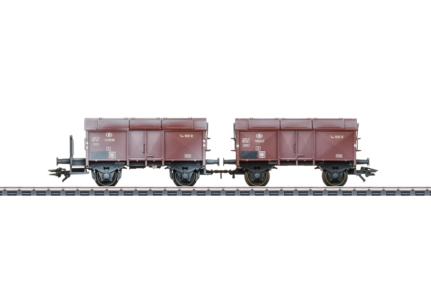 Märklin 46018 SNCB Klappdeckelwagen-Set 2-tlg Ep.3