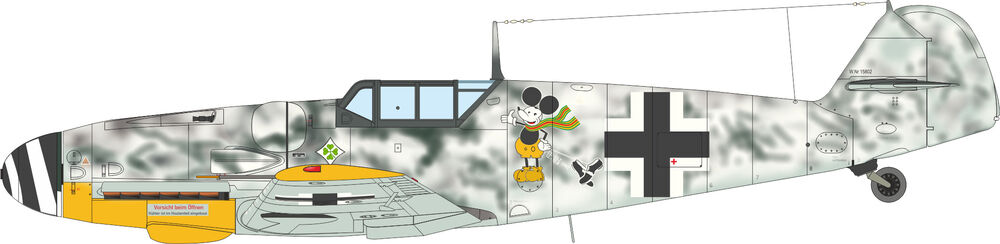 Eduard 82167 Bf 109G-6 - Profi-Kit