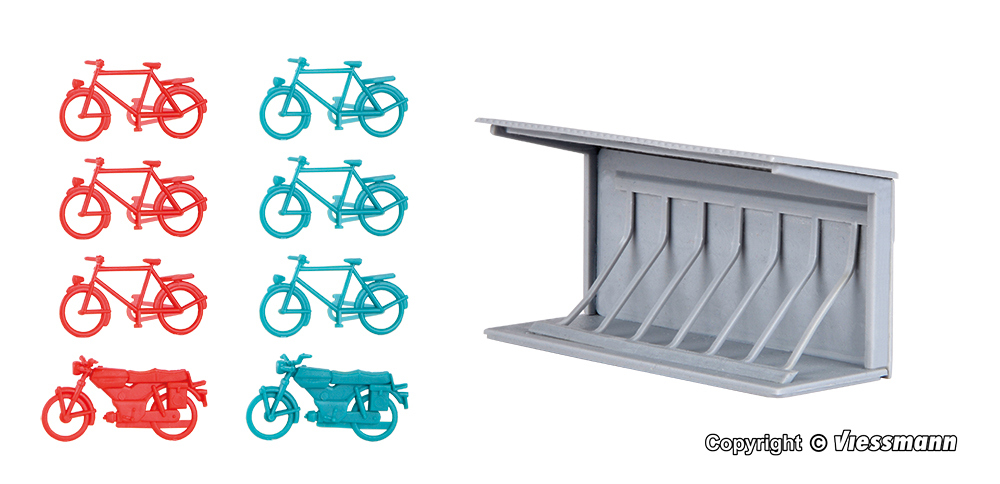 Kibri 38143 Deko-Set Fahrradständer
