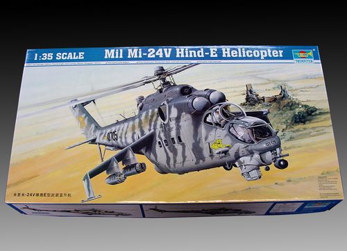 Trumpeter 755103 Mil Mi-24V Hind-E Helicopter