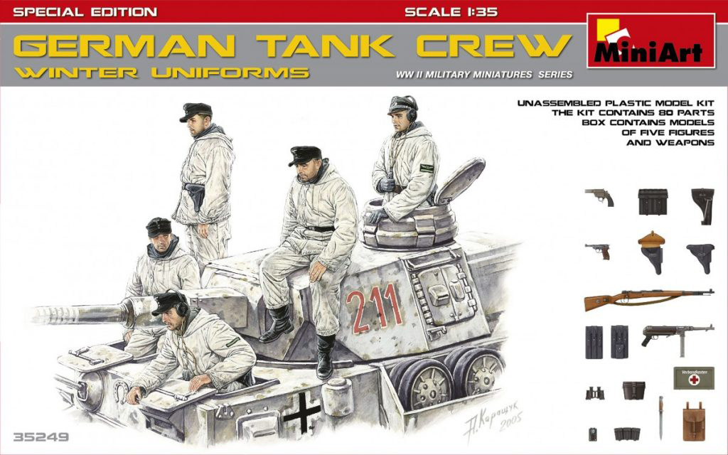 35249 Deutsche Panzerbesatzung Winter