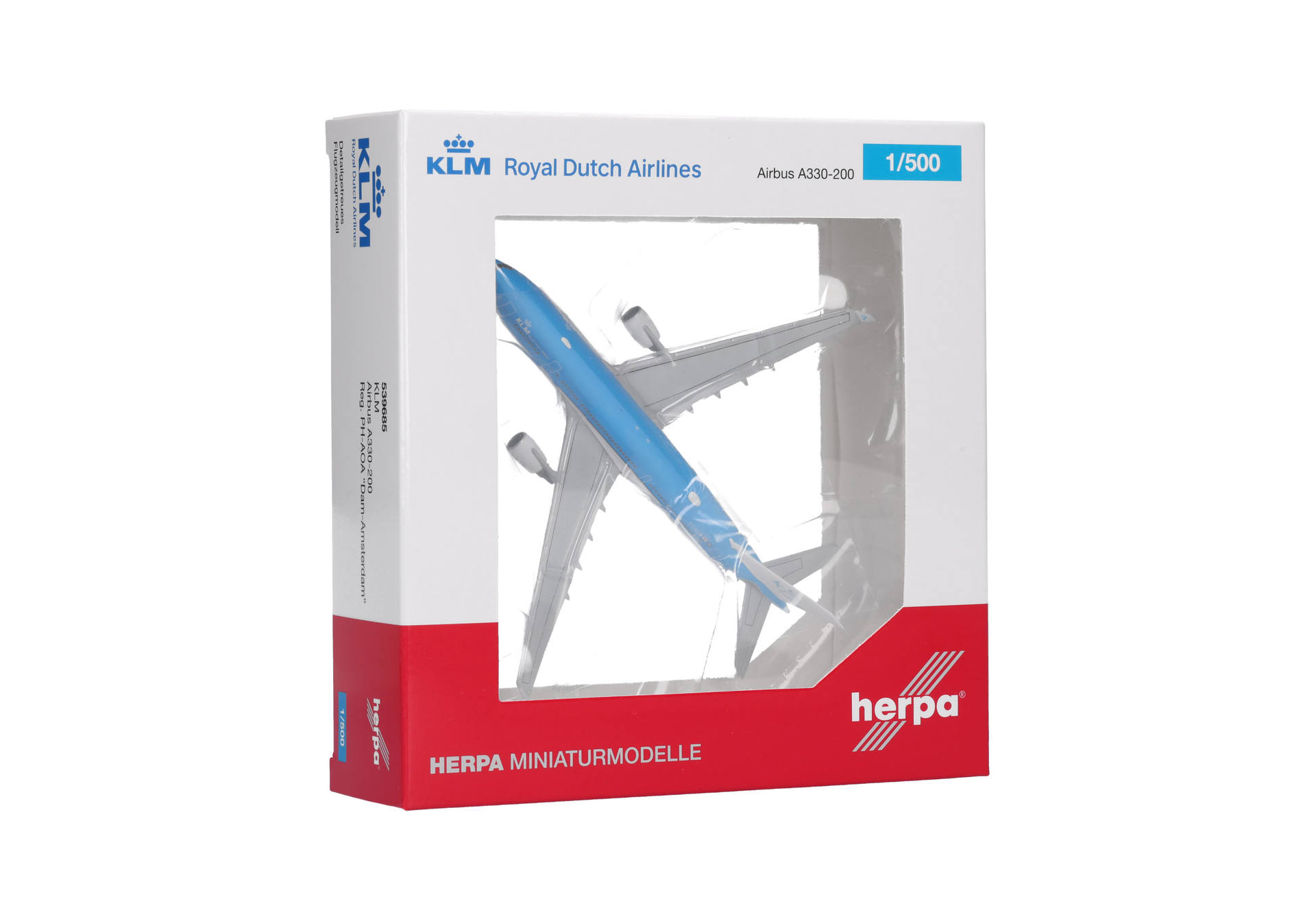 Herpa 539685 Airbus A330-200 KLM