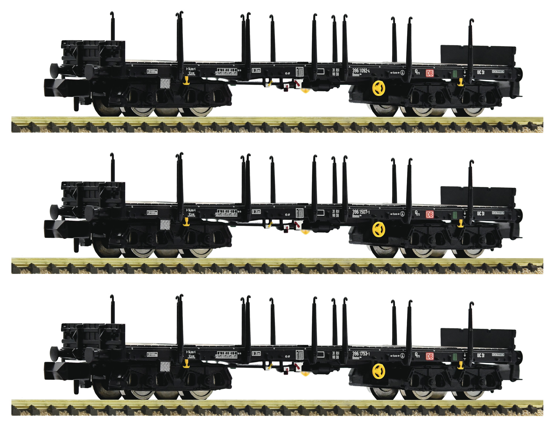 826710 DB AG Flachwagen-Set 3-tlg. Rmms Ep.6