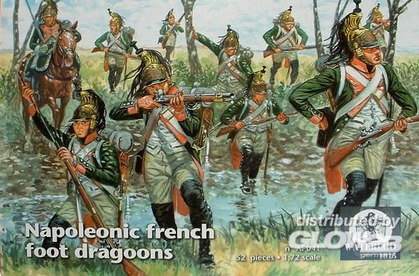 5870041 Napoleonic french foot dragoons