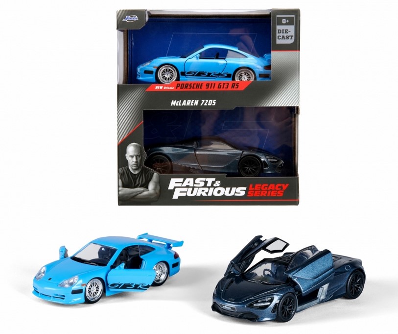 253202012 Fast & Furious Twin Pack 1:32 Wave 1/2