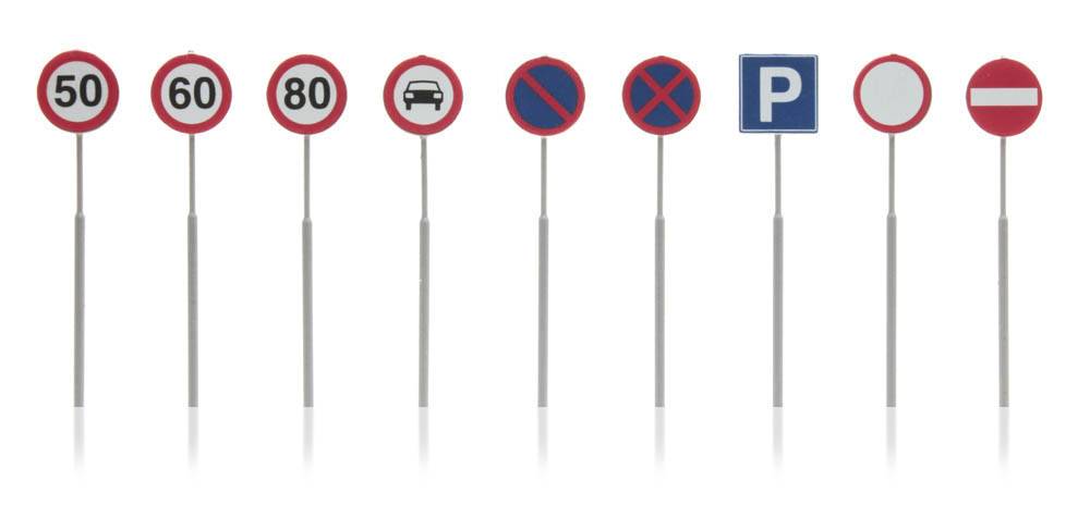 316.046 NL Verkehrsschilder:  Geschwindigkeit,