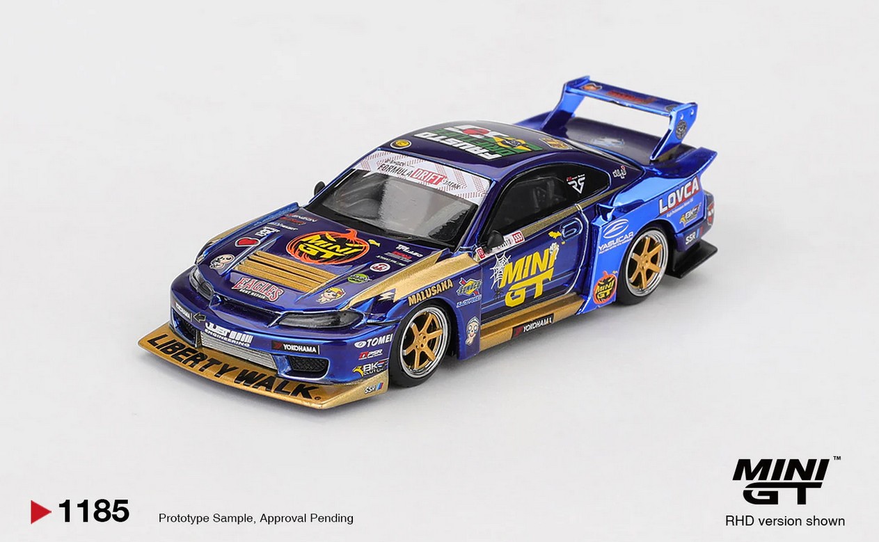 MGT01185-R MiniGT: Nissan Silvia S15 LB-Super Sil