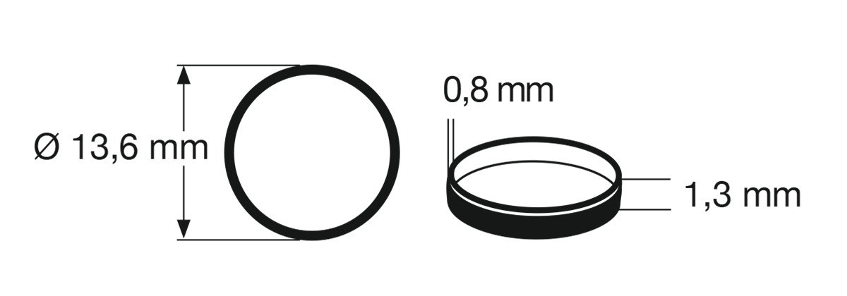 648004 Haftreifen-Satz 13,6 mm