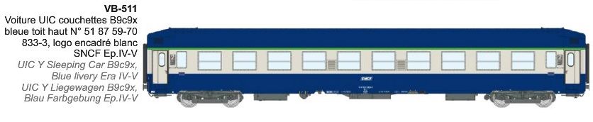 VB-511 SNCF Schlafwagen UIC Ep.4/5
