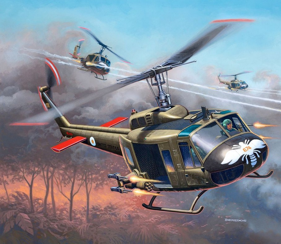 Revell 04983 Bell UH-1H Gunship