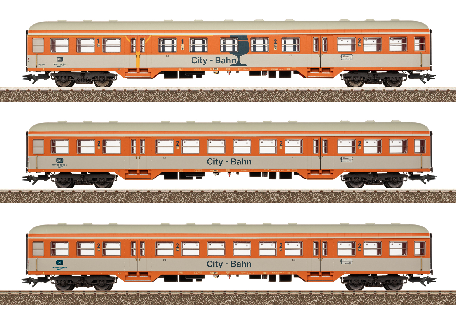 23234 DB Personenwg.-Set "CityBahn" 3tlg. Ep.4
