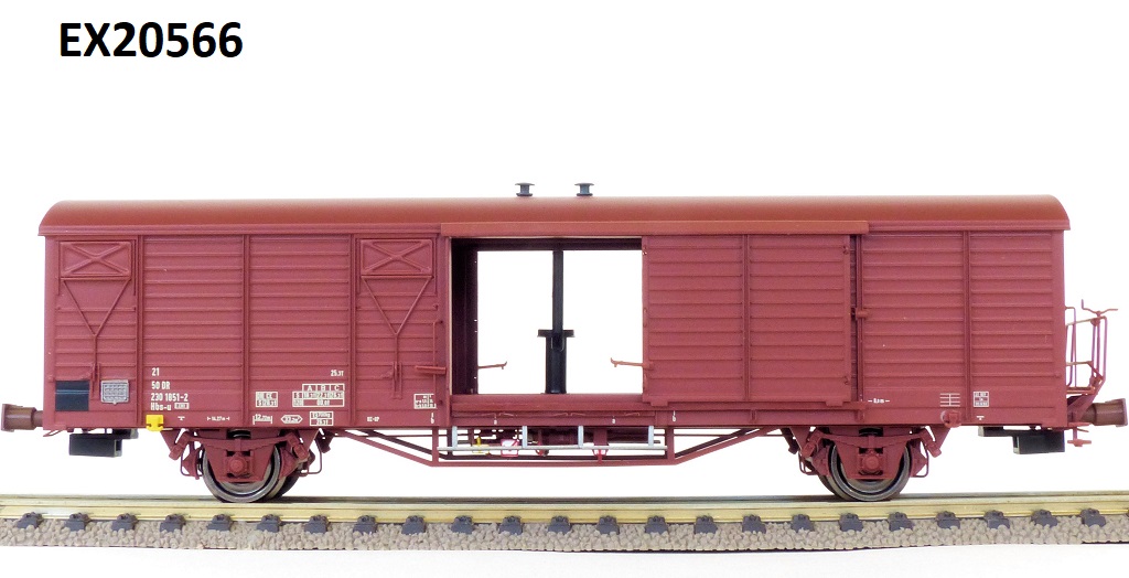Exact-train 20566 DR gedeckter Güterwagen Hbs-u Ep.4