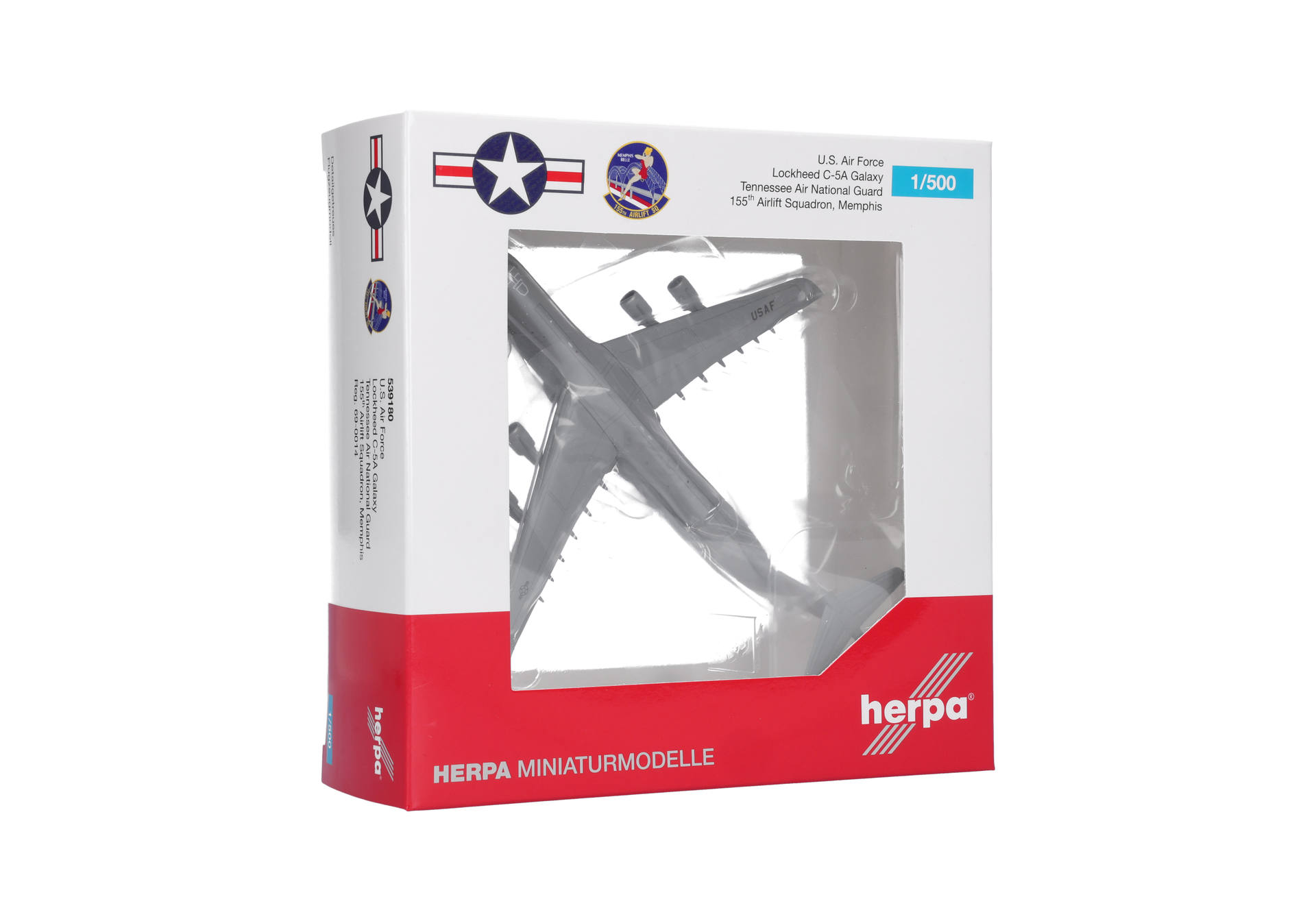 Herpa 539180 Lockheed C-5A Galaxy U.S. Air Force