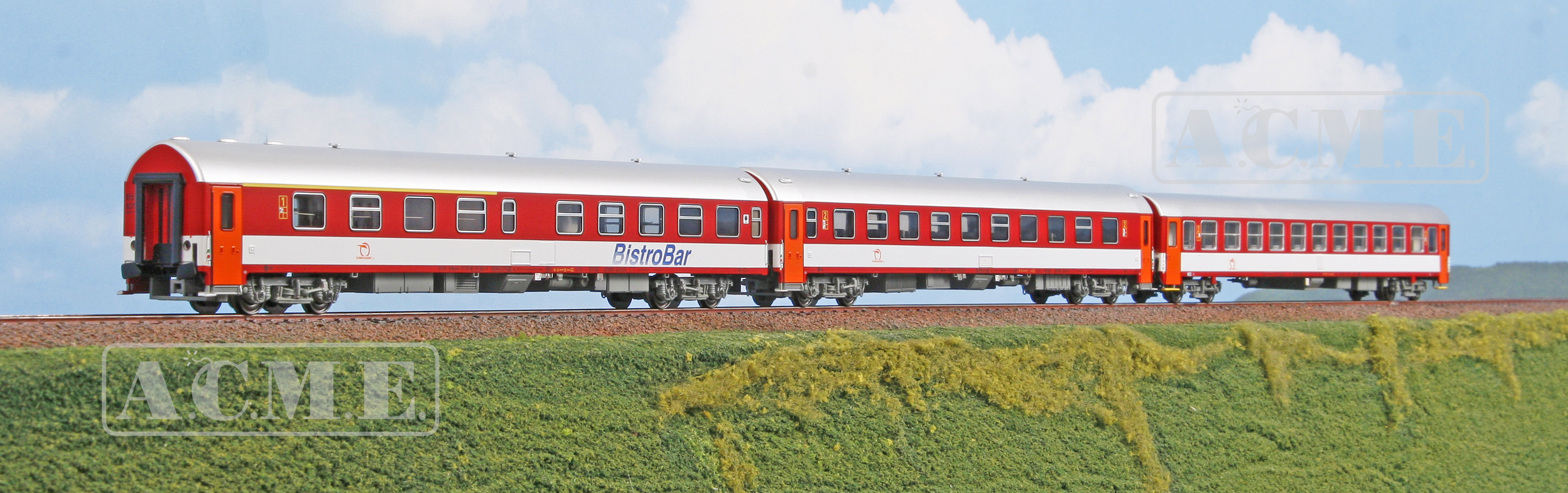 ACME 55349 ZSSK Personenwagen-Set EC 132/133 Ep.5/6