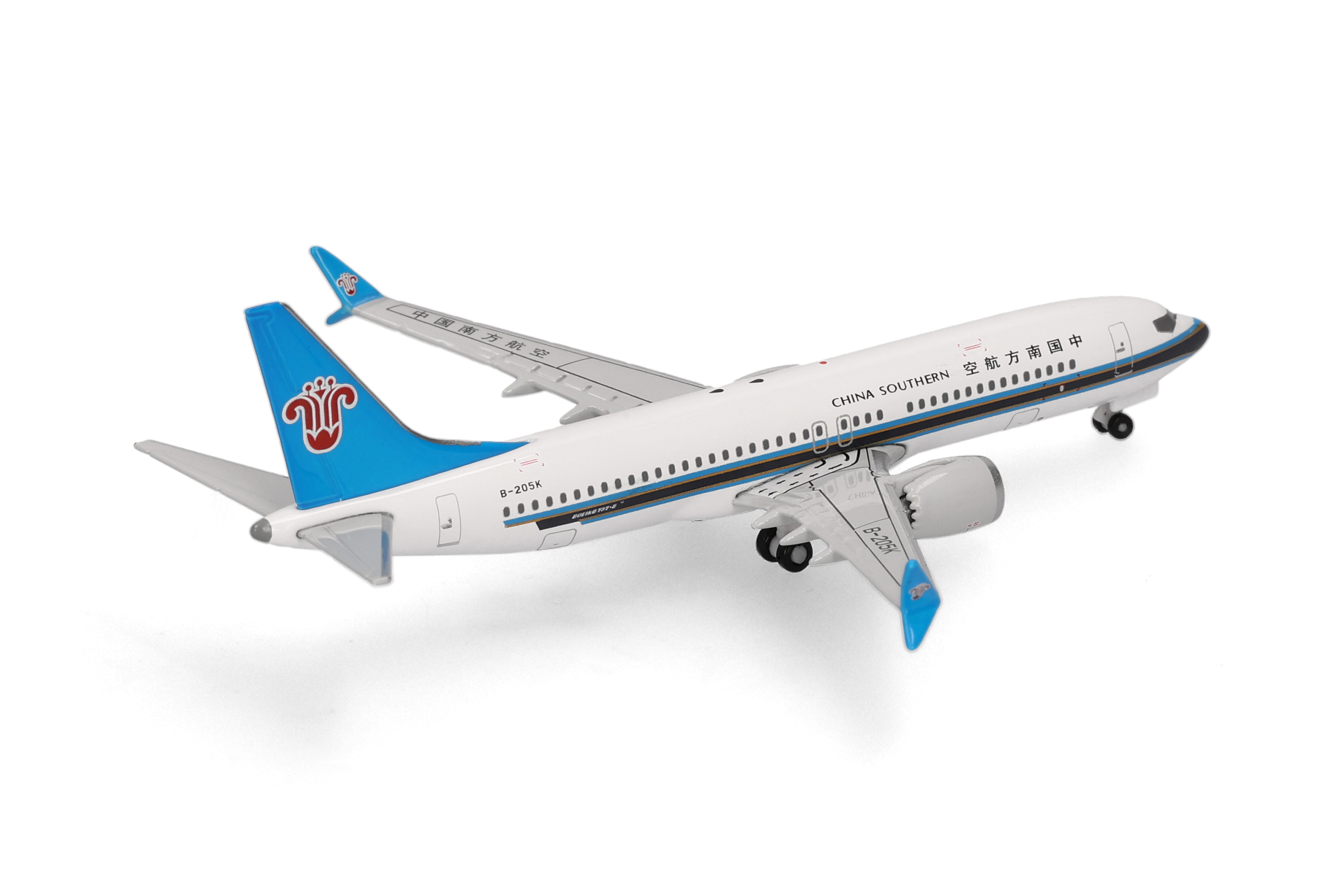 Herpa 539074 Boeing 737 Max8 China Southern Airlines