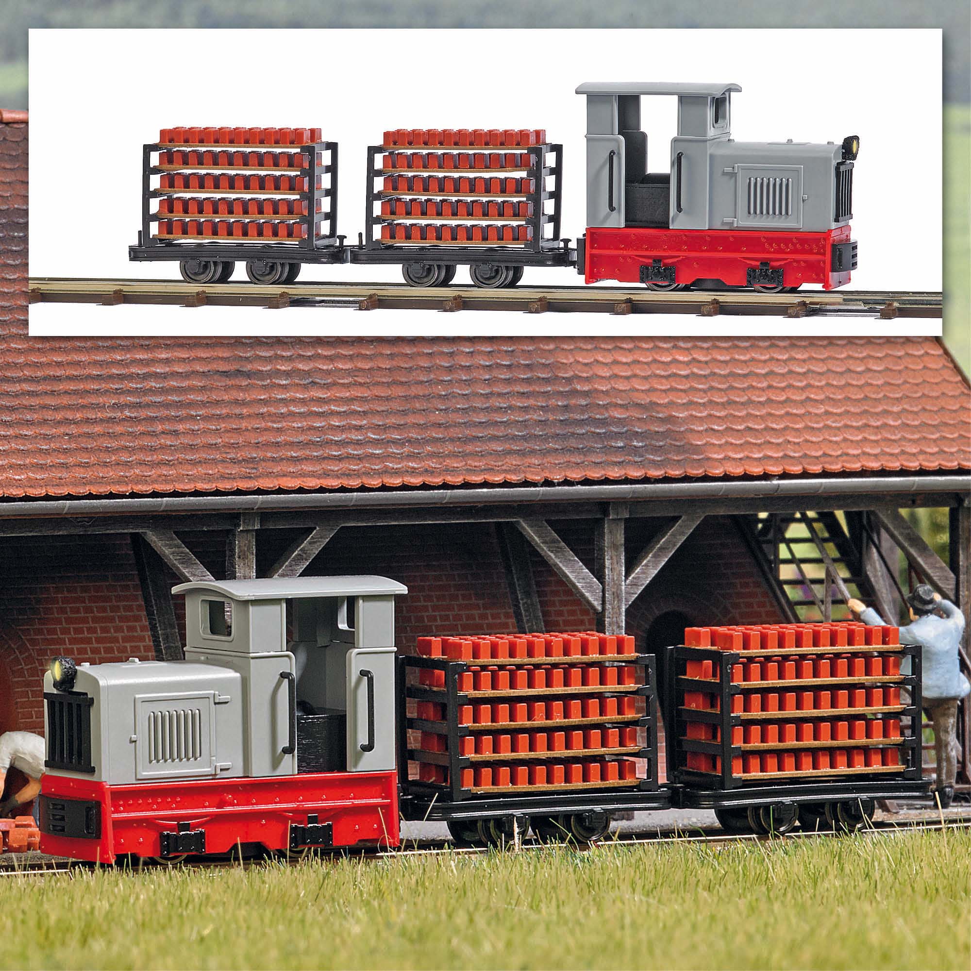 12014 Feldbahn-Startset: Ziegeltransport