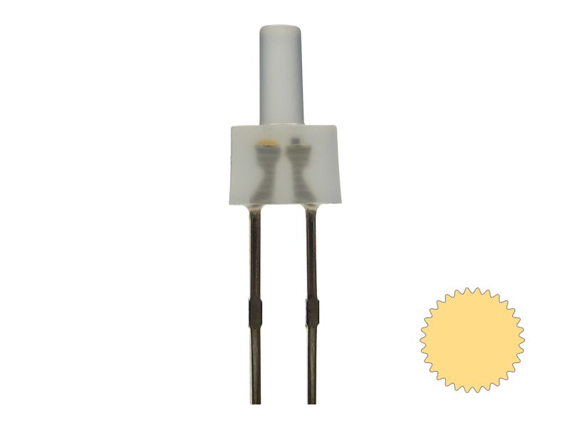 50801 Tower LED lang 2mm warmweiß diffus blin