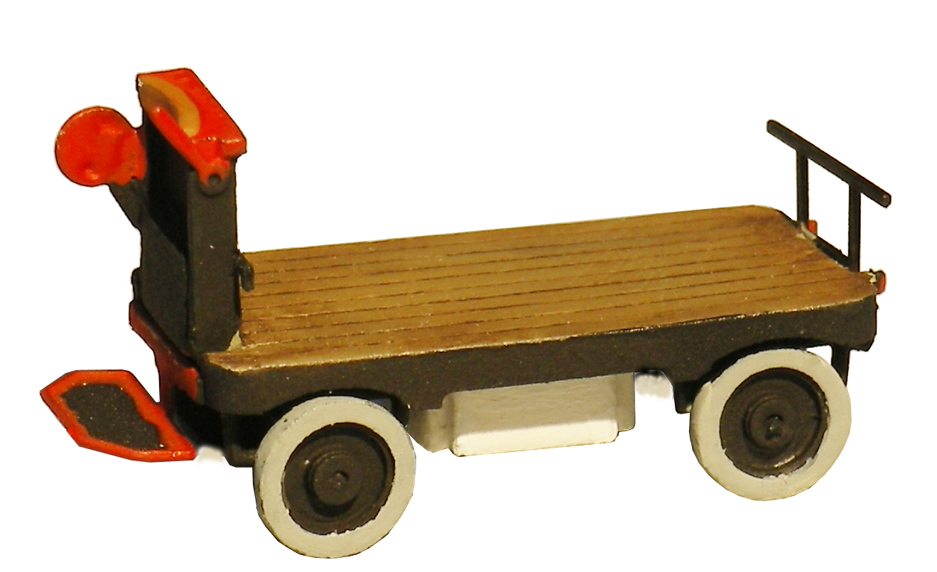 387.31-BK Elektrische Bahnsteigkarre schwarz