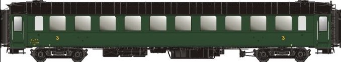 MW40396 SNCF Personenwagen 3.Kl. Ep.3b