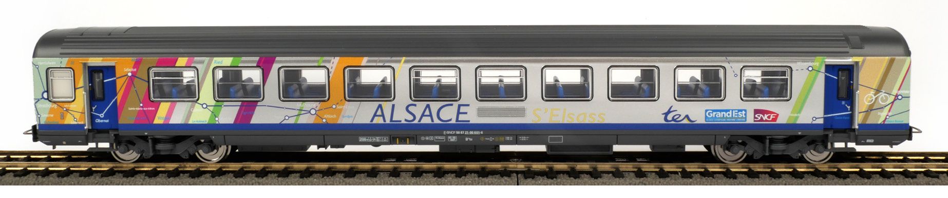 97144 SCNF Alsace Personenwagen-Set 2-tlg Ep.6