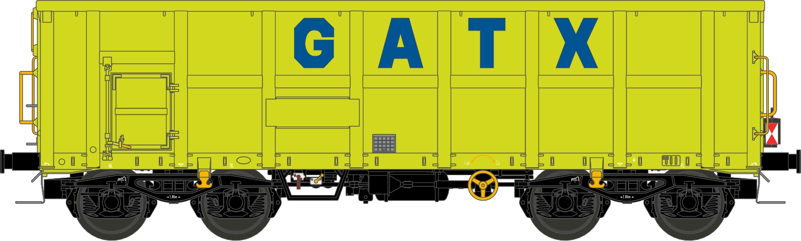 NME 545691 GATX offener Güterwg. Eamnos 11,3m Ep.6