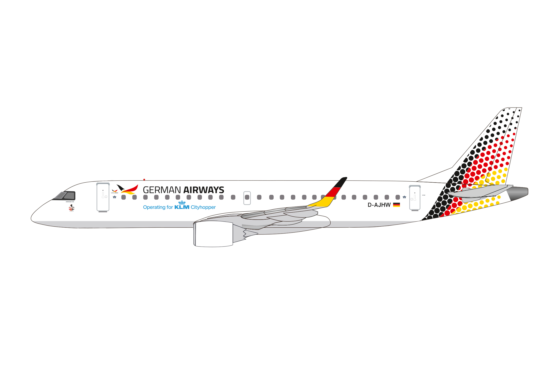 614870 SnapFit: Embraer E190 German Airways