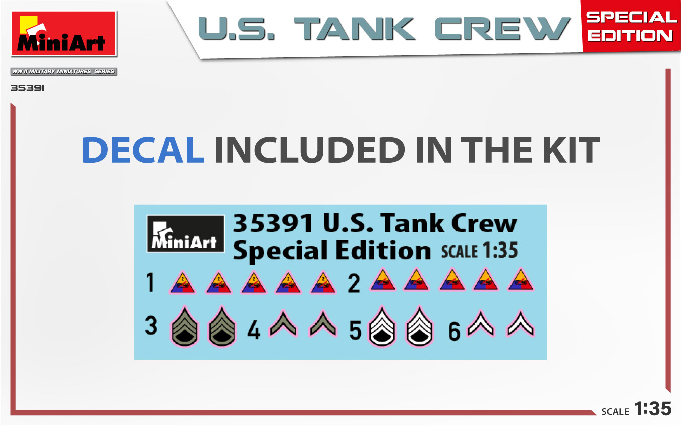MiniArt 35391 U.S. Tank Crew - Special Edition