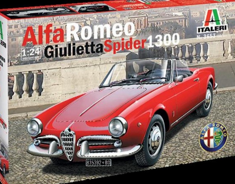 Italeri 3653 Alfa Romeo Giulietta Spider 1300