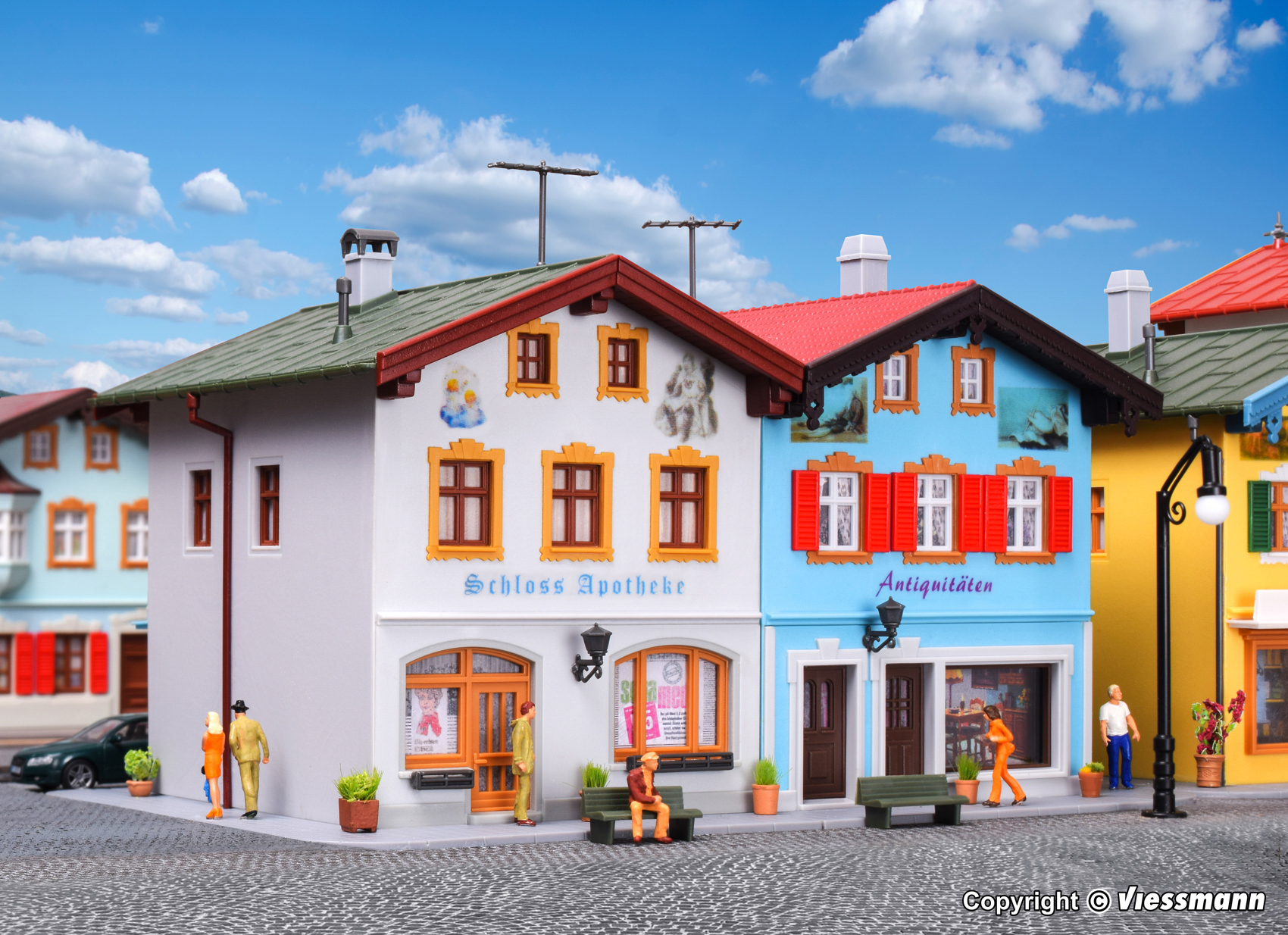 Kibri 38821 Schlossapotheke und Antiquitäten in Tölz