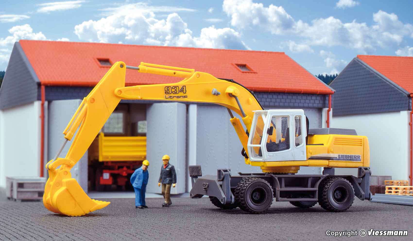 11261 Liebherr 934 Litronic mit Radfahrwerk