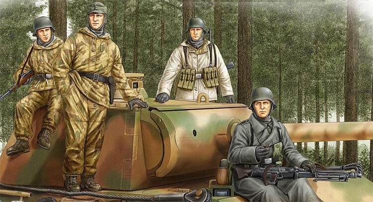 84405 Deutsche Panzerbesatzung, Normandie 1944