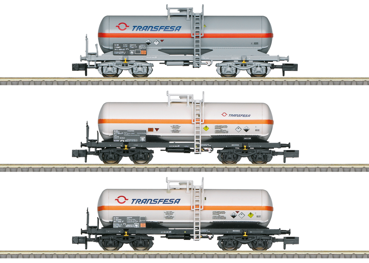 18267 RENFE Kesselwag.-Set Transfesa Ep.6