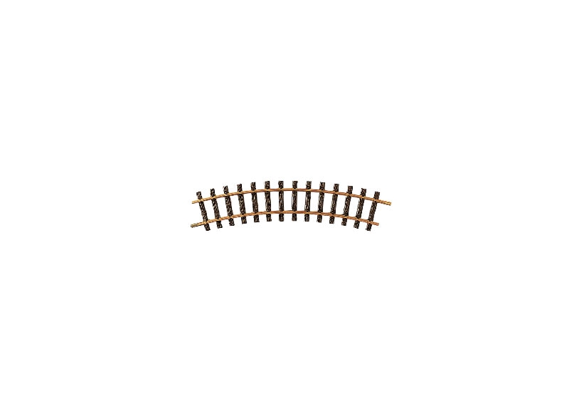 15000 Gebogenes Gleis, R2, 30°