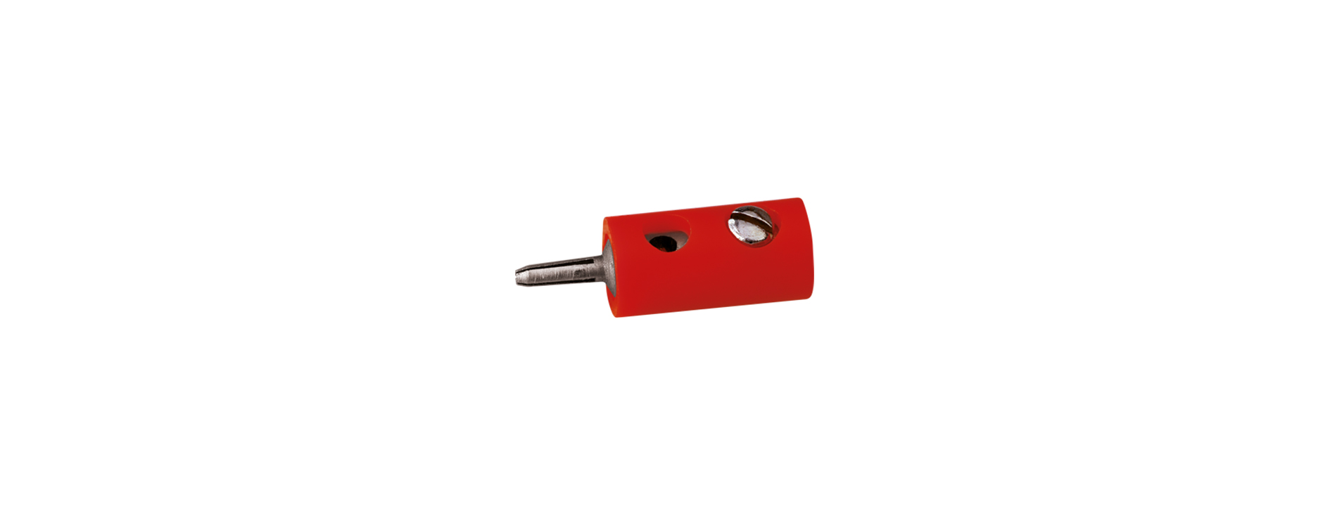3002 Querlochstecker, rot 2,5 mm 100 St.