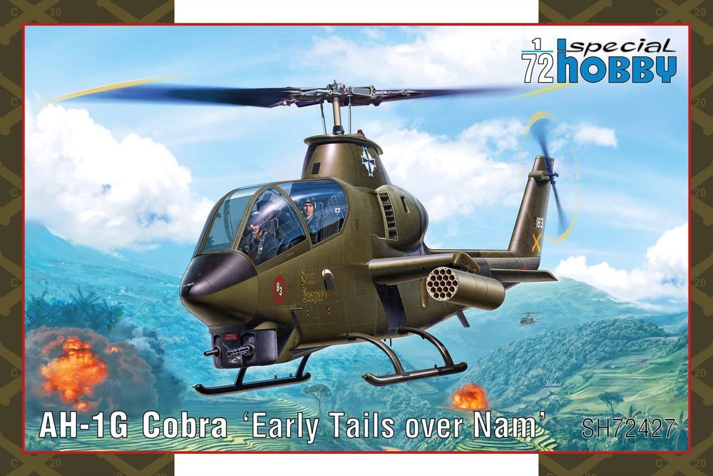 SH72427 AH-1G Cobra Early Tails Over Nam