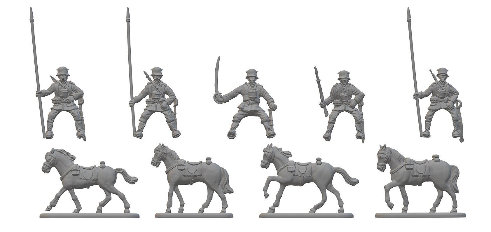 HäT - Hat Toy Soldiers 8313 WWI deutsche Kavallerie