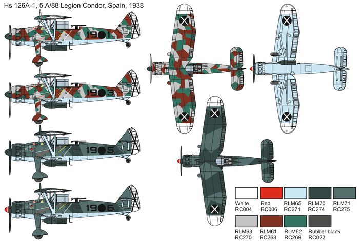 Brengun BRP72044 Hs 126 A-1 'Superpava' Legion Condor